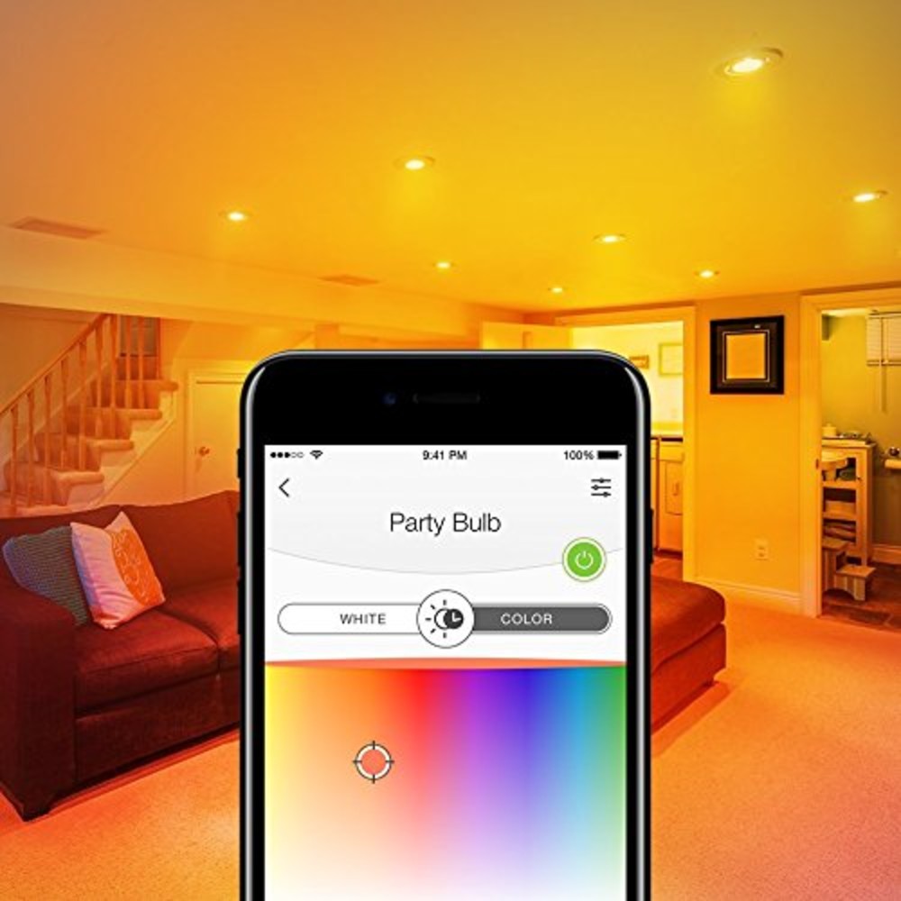 Kasa Smart Wi-Fi LED Light Bulb, Multicolor-gallery image