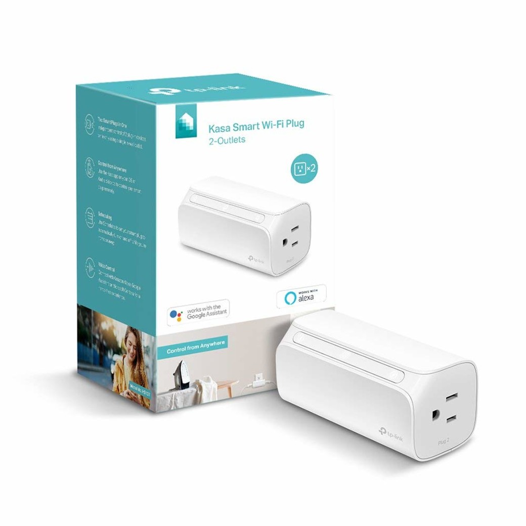 Kasa Smart Wi-Fi Plug, 2-Outlets-gallery-image